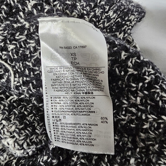 Banana Republic wide knit front design cowl neck sweater - Picture 4 of 5